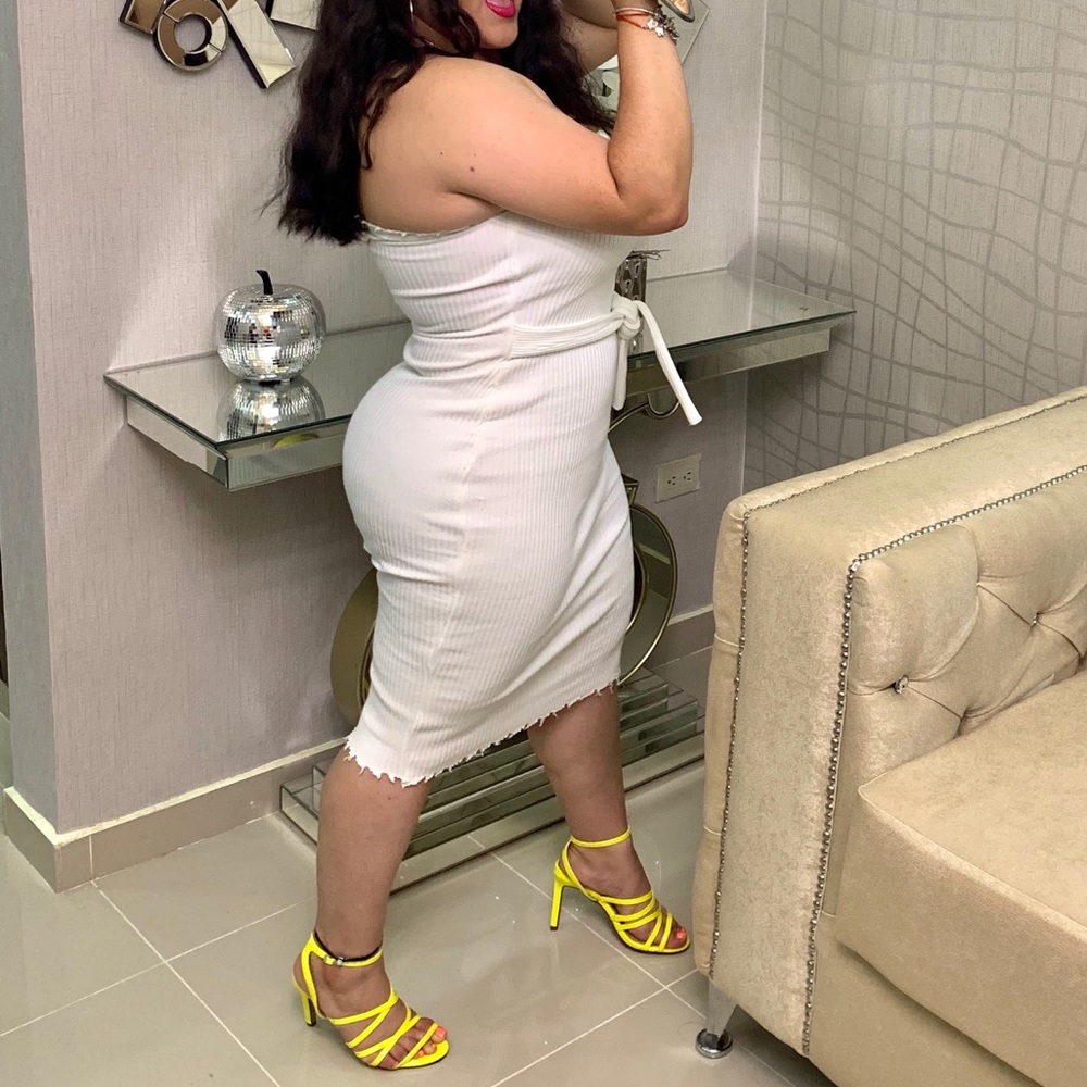White dress